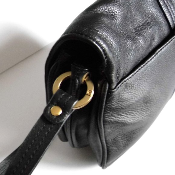 RELATIVITY Leather Purse Black Genuine Bag - Picture 2 of 7